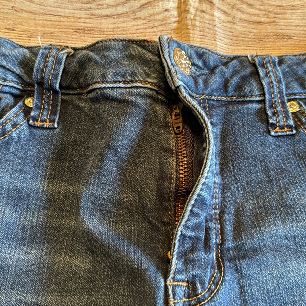 Seven7 Denim Weekend Short Size 10 Dark Wash - Picture 3 of 11